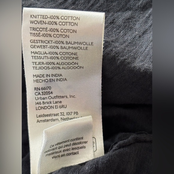 Free People Sugar Rush Babydoll Top XS Oversized Lagenlook Grunge Boho - Picture 6 of 11